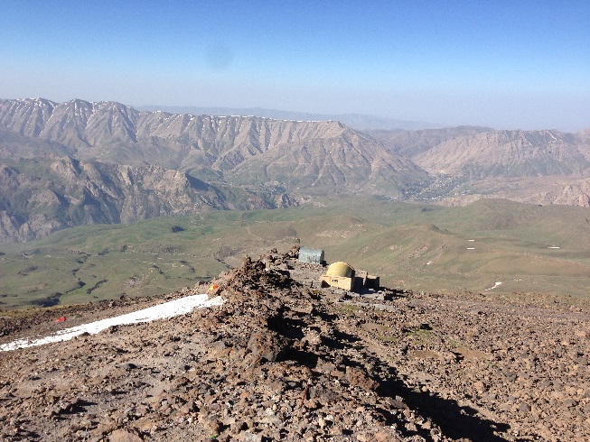  بارگاه سوم - عکس از بالای ارتفاع 4300 متری